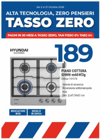PIANO COTTURA HYUNDAI GHHN-M604F3G